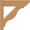 Ekena Millwork Funston Slat Rough Sawn Outlooker, Western Red Cedar, 6"W x 20"D x 20"H OUT06X20X20FST06RWR - alternate 2